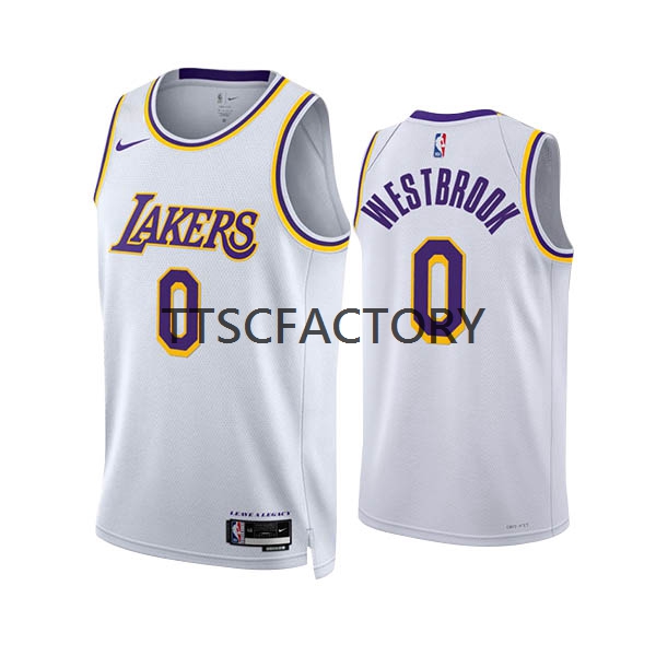 Los Angeles Lakers Trikot Russell Westbrook 0 Nike 2022-23 Association Edition Weiß Swingman - Herren Los Angeles Lakers Trikot Russell Westbrook 0 Nike 2022-23 Association Edition Weiß Swingman - Herren
